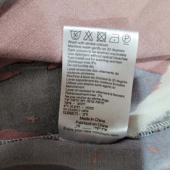 Minimum Paprika Dress in Purple Geometric Print - Size Large‎ - Picture 8 of 12